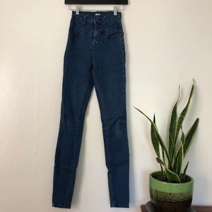 BDG high rise seam skinny jean